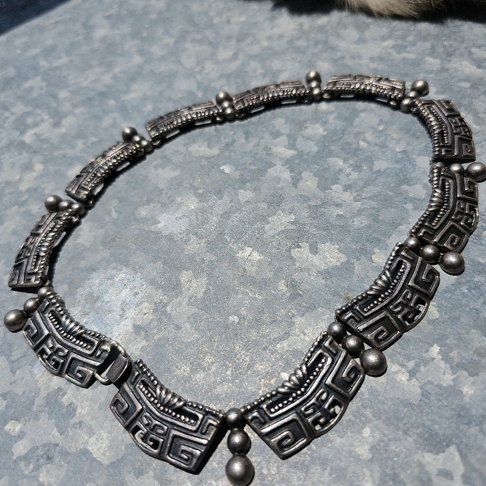 Sterling 925 Choker Necklace made in Mexico